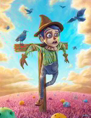 Image of SIGNED Poster - The Scarecrow - 11" X 17"