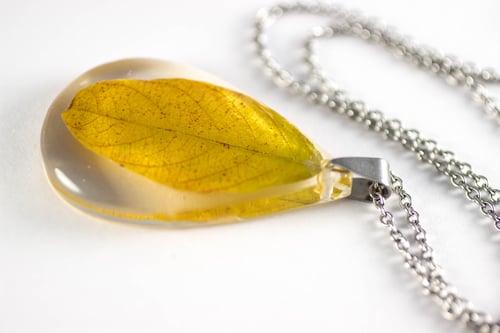 Image of Autumn Leaf Pendant - Smallish #6