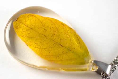 Image of Autumn Leaf Pendant - Smallish #6