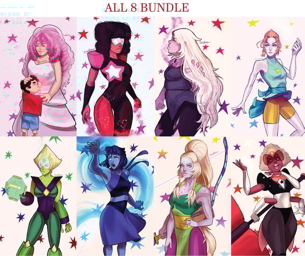 Image of Steven Universe Crystal Gems Bundle