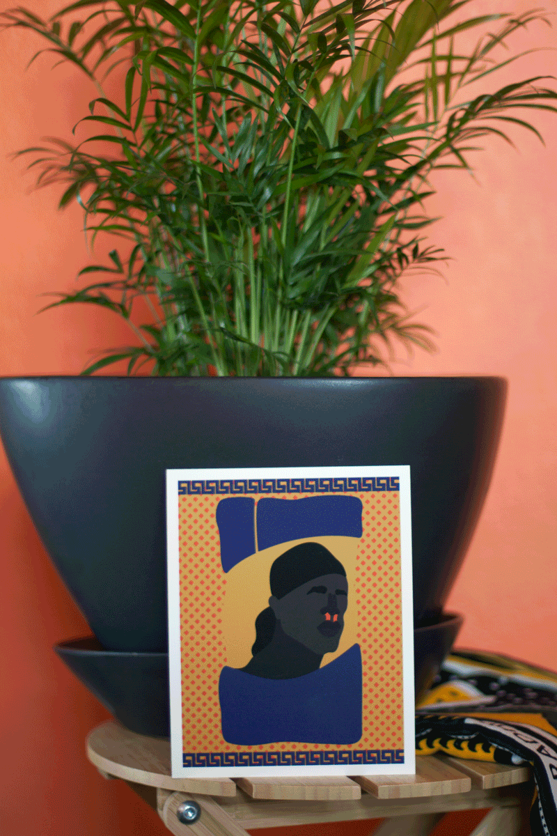 Image of african diaspora print
