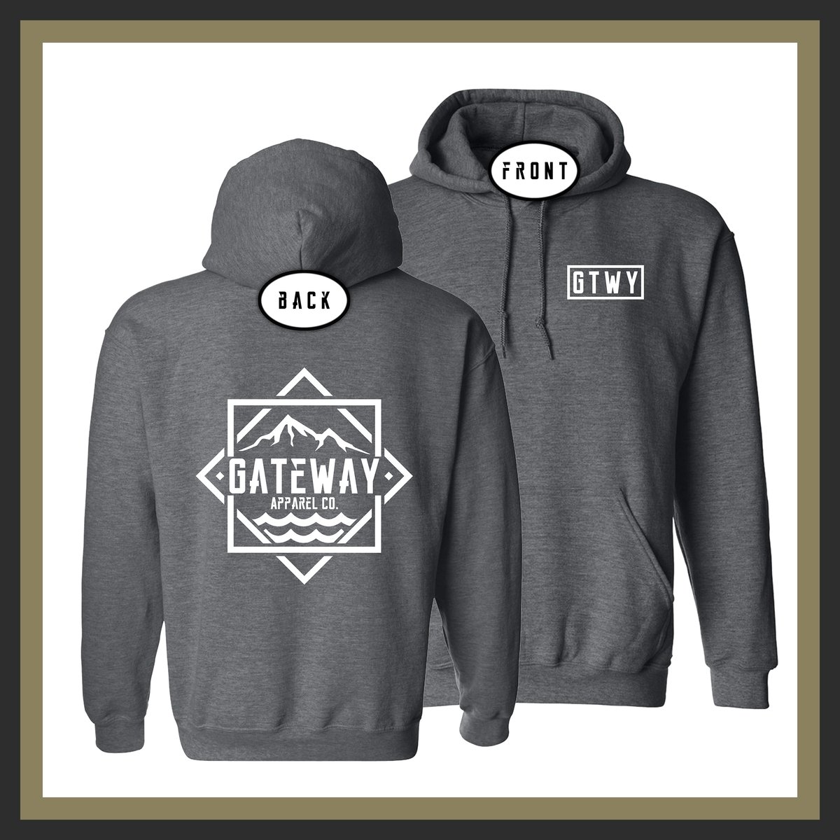 Image of Sea to Sky Heather Grey Hoodie