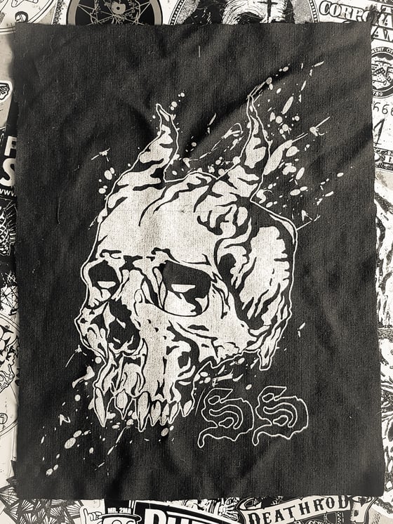 Image of Horned Skull Backpatch