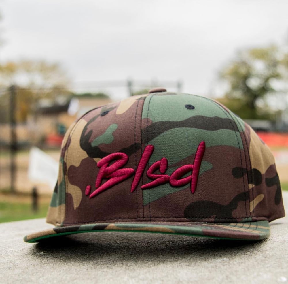 Image of Blsd Burgundy Camo Snap