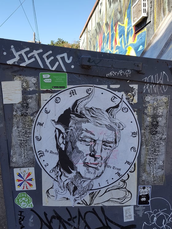 Image of Demon Trump Poster