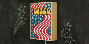 Image of DISCO FLAG - Signed, limited edition, handmade light box