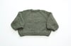 Kingston Chunky hand knit Sweater of Peruvian wool (shown in dusty green-more colours)