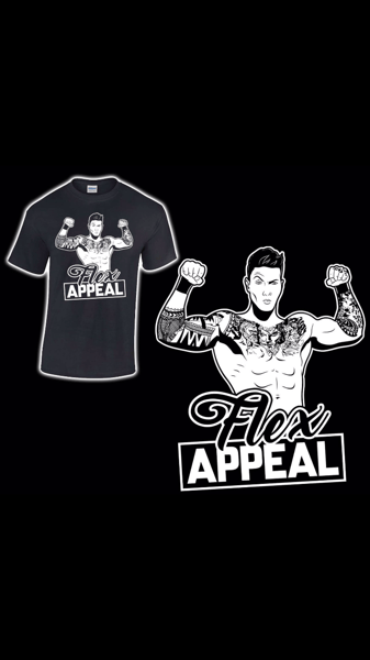 Image of Black Flex Appeal T-Shirt