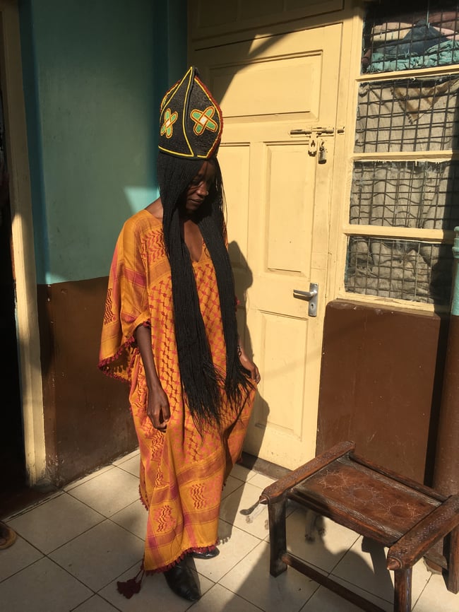 •Déwo• kaftan: multi keffiyehs edition