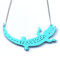 Image 2 of Crocodile Necklace -PRE-ORDER