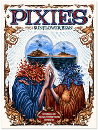 Image 1 of PIXIES gig poster, September 22, 2017 at Westbury Theater, Westbury New York