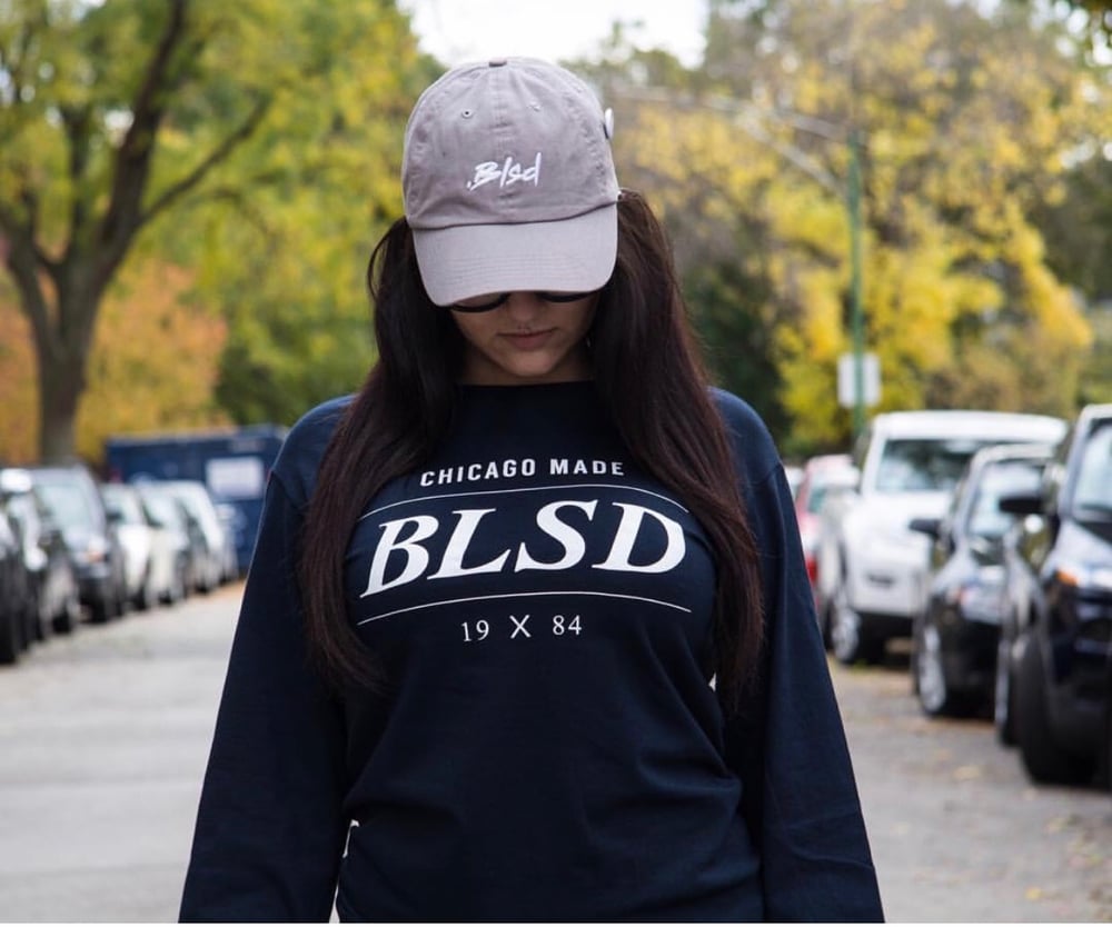 Image of Blsd Long sleeve navy tee