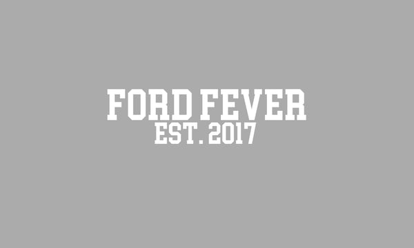 Image of Ford Fever Sticker WHITE