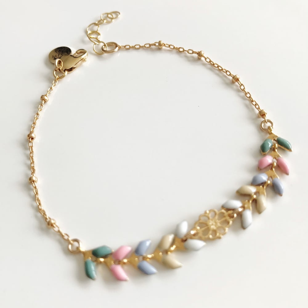 Image of Lace & chevron bracelet