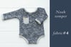 Noah romper / 11 colors / three sizes