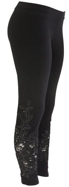 Black Lace Richelieu FW6022BK