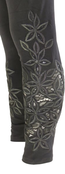 Black Lace Richelieu FW6022BK