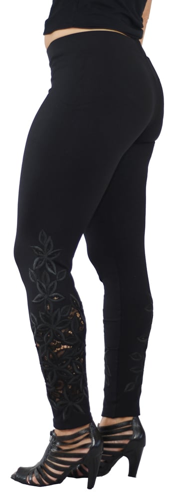 Black Lace Richelieu FW6022BK