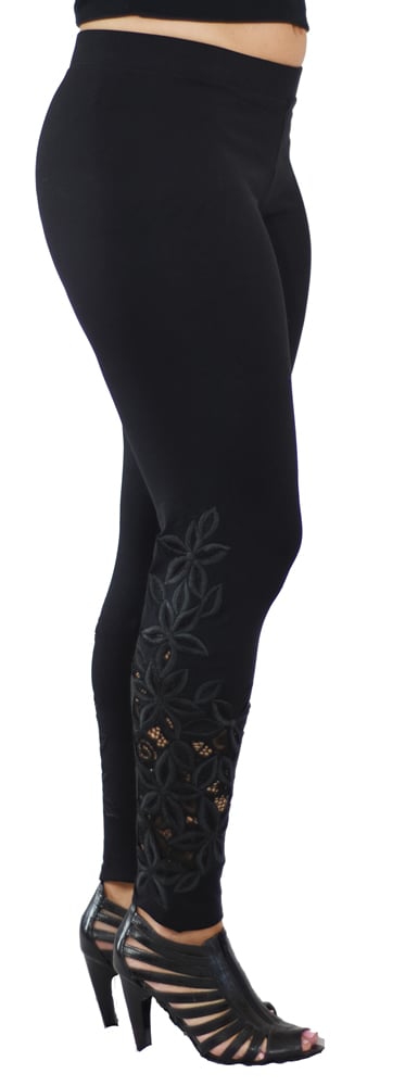 Black Lace Richelieu FW6022BK