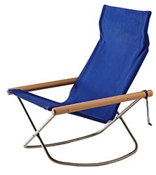 Image of NY Folding Chair X Rocking - Takeshi Nii Nychair X - Natural