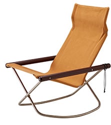 NY Folding Chair X Rocking - Takeshi Nii Nychair X - Brown