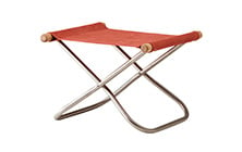 Image of NY Folding Chair X Ottoman - Takeshi Nii Nychair X  - Natural