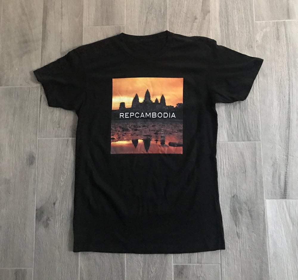 Image of Angkor Wat Sunset Tee (Black)