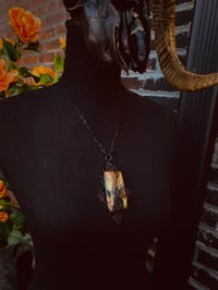 Image 10 of Fire flash labradorite cross necklace 