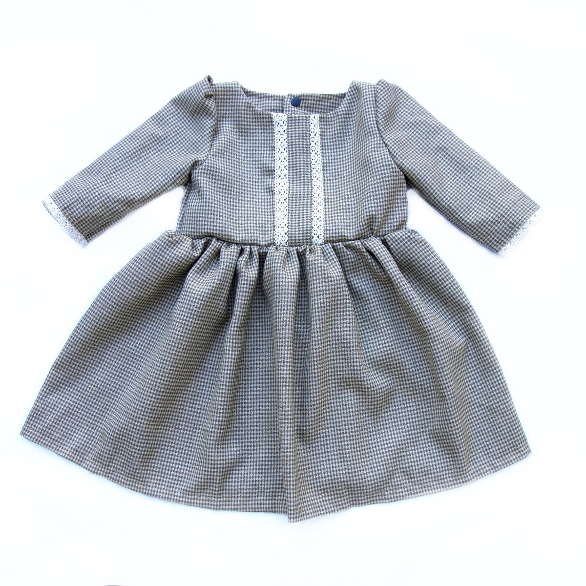Image of The Anne of Green Gables Dress in Autumn Gingham