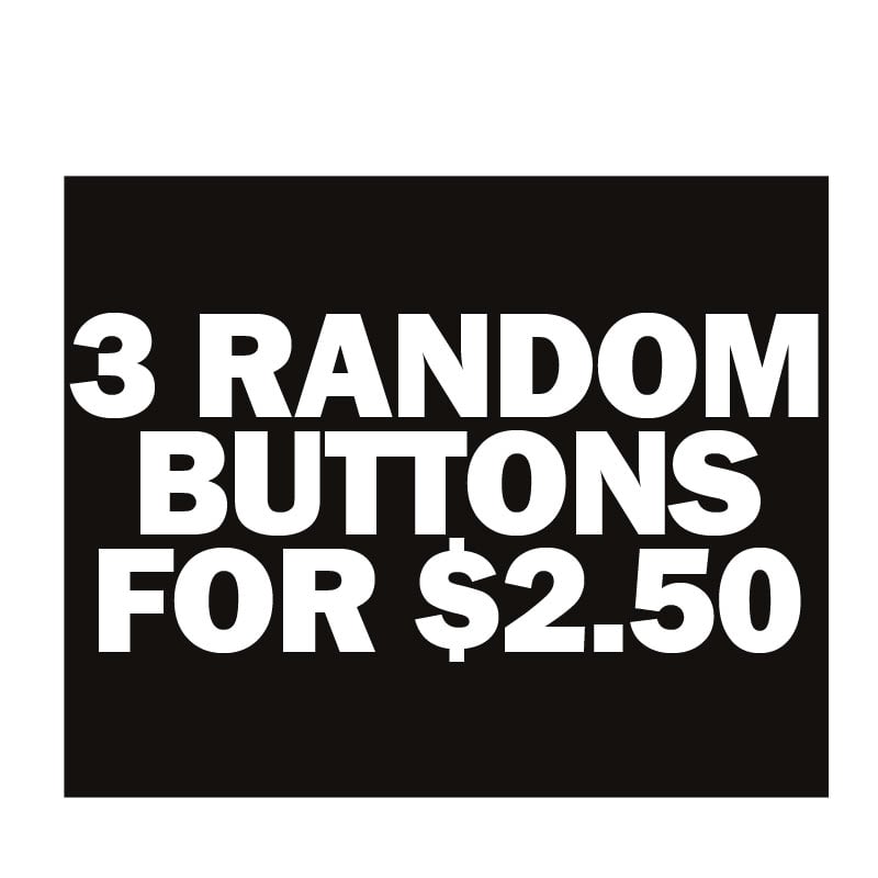 Image of 3 Random Buttons - Seconds Pack