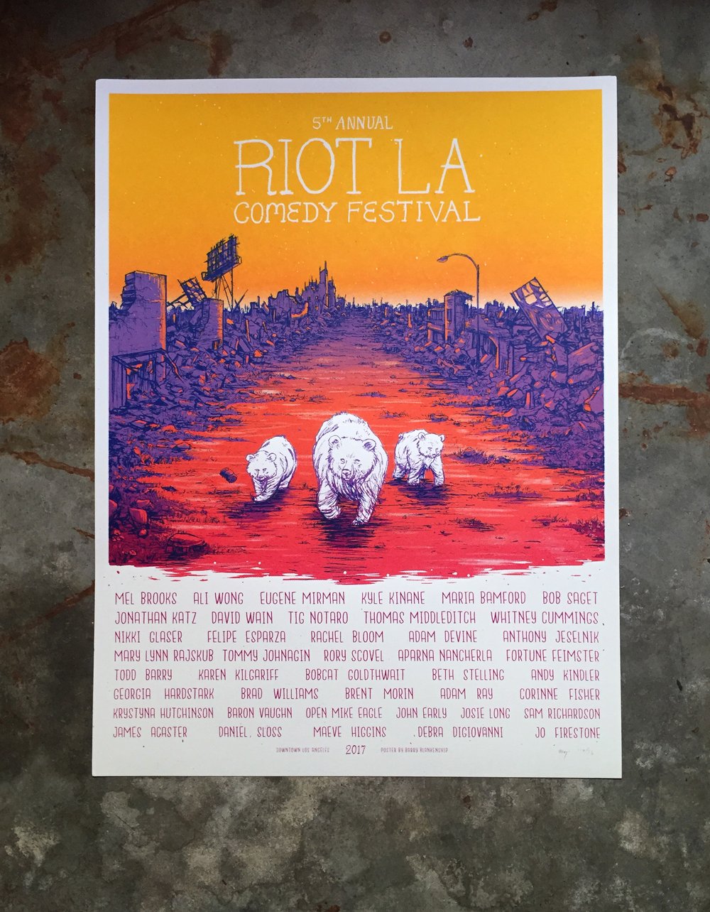 Riot LA Comedy Festival Posters