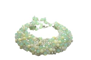 Image of Sea Green  Bracelet and Necklace