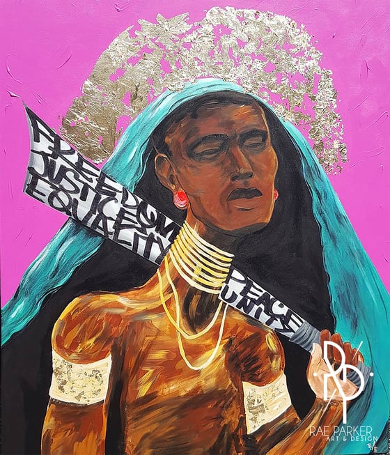 Image of Oracle of Justice : 18x24 Print :