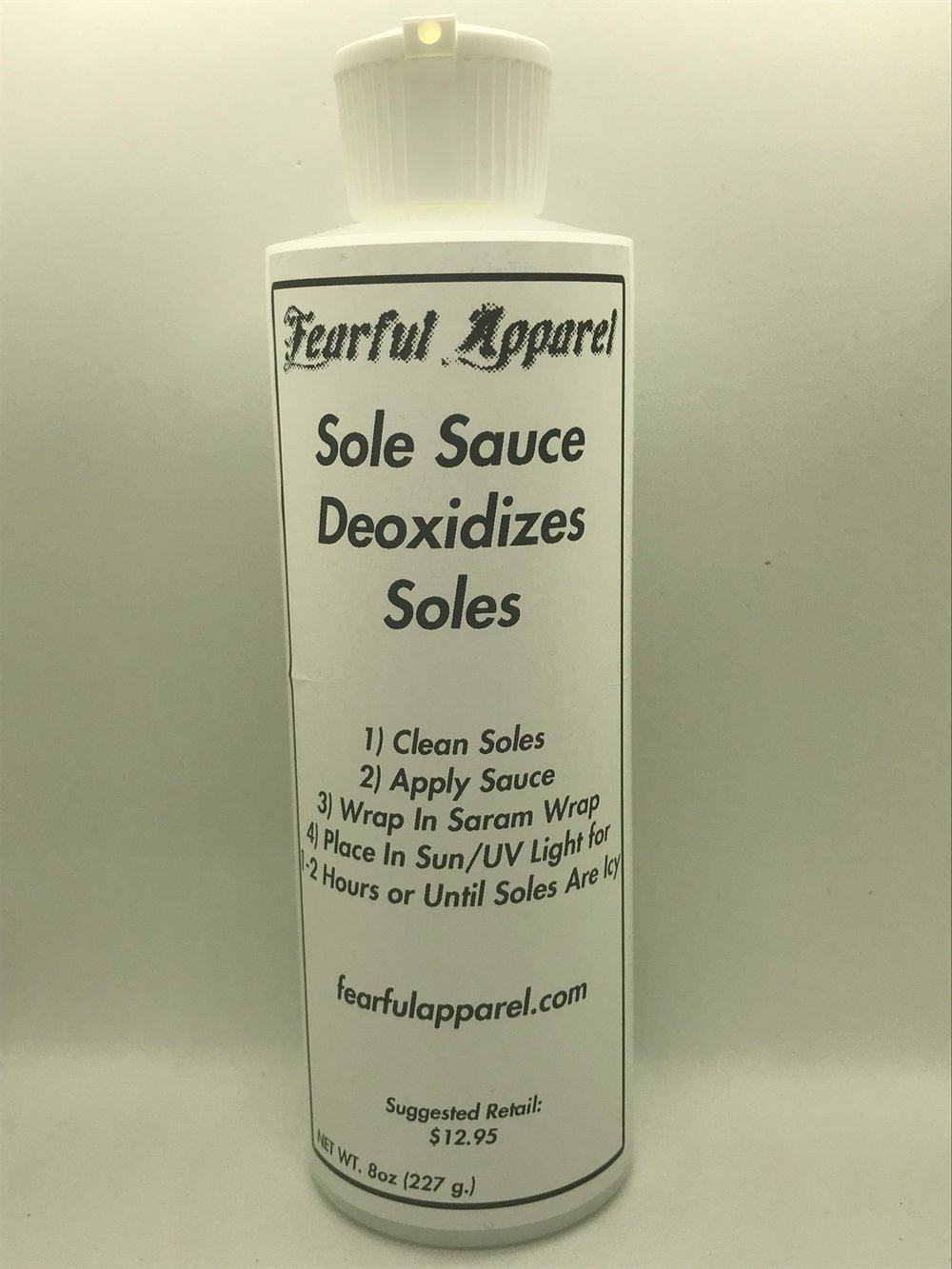 Image of FearfulApparel Signature Sole Sauce (8oz)