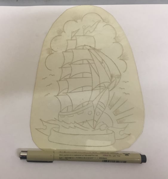 Image of Pat Martynuik picture machine acetate