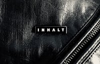 Image 1 of INHALT Logo Polished Black Nickel Enamel Pin