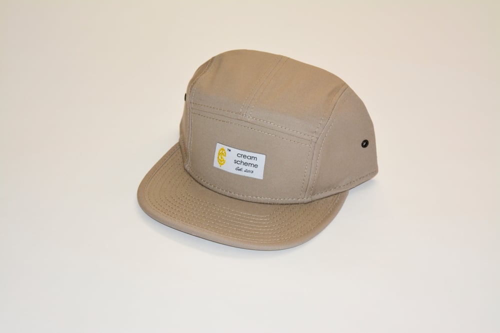 Image of Established Beige 5-Panel Hat