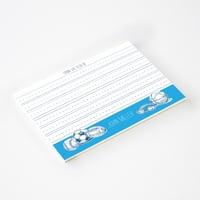 BOYS SPORTS LINED NOTEPAD (more colors)