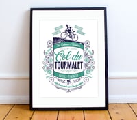 Image 1 of Col Du Tourmalet print - A4 or A3