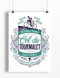 Image 2 of Col Du Tourmalet print - A4 or A3