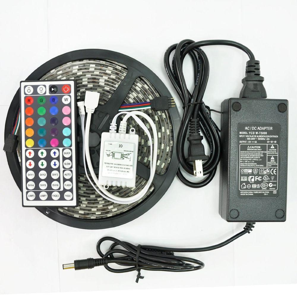 Image of 16.4 ft RGB Waterproof Led Strip w/ remote