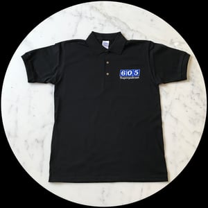 Image of Superpodcast Logo Polo Shirt (Black)