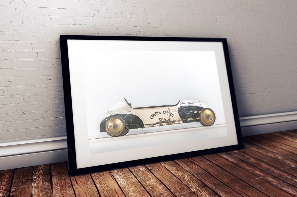 Image of "TIME FLIES" Soap Box Derby Car Print