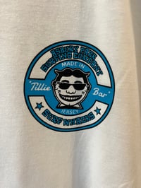 Image 3 of “Tillie Bar” Surf Whacks Tee-White/Blue