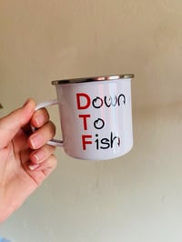 Image 4 of “DTF” Enamel Mug