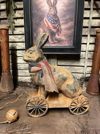 Image 2 of #1.. The Matriarch ~ Rabbit Pull Toy and Print~