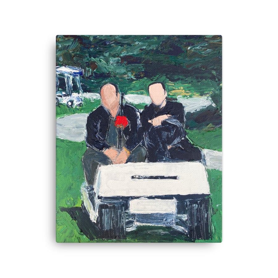 Image of Stupida fucking game (Canvas print) 16” x 20”
