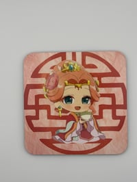 Image 4 of ✨ Set de 4 Dessous de Verre – “Les Carnets de l’Apothicaire” 🍵🌸