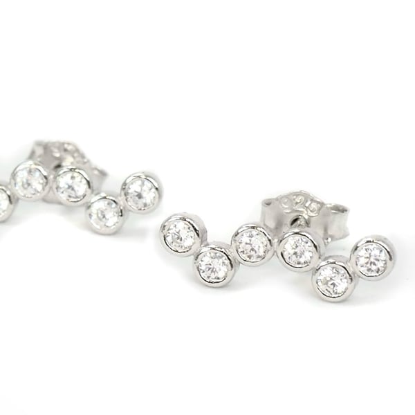 Image of The Wave Studs Silber