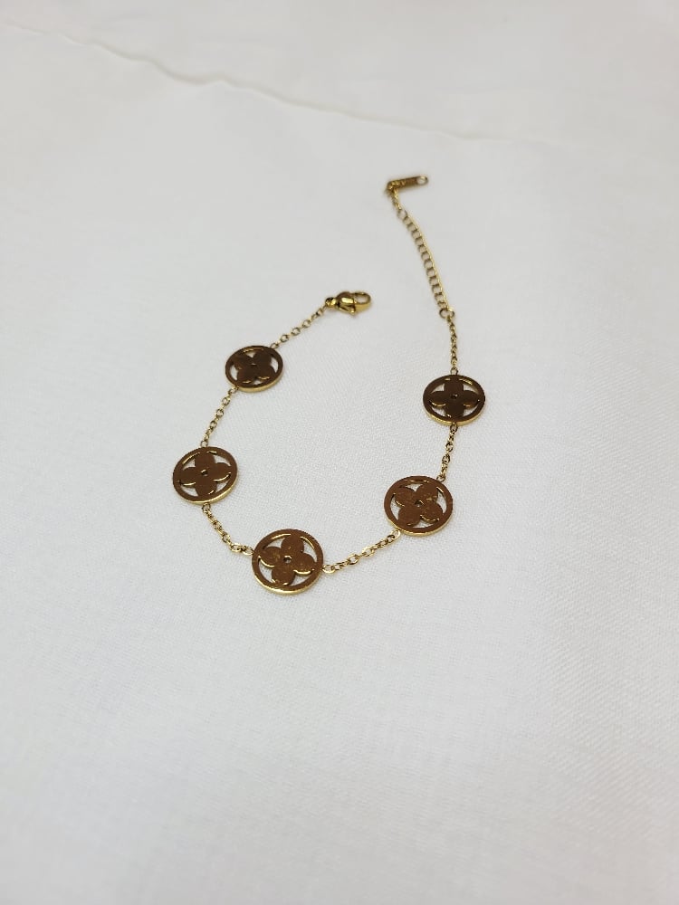 Image of Four Leaf Clover Bracelet 